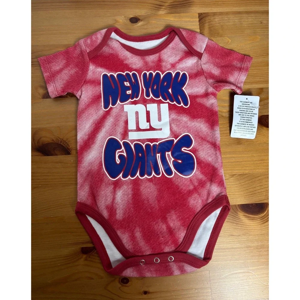 New Infant Boys' Sports Team Bodysuit Bundle of 5 Size 0-3 & 3-6 Months